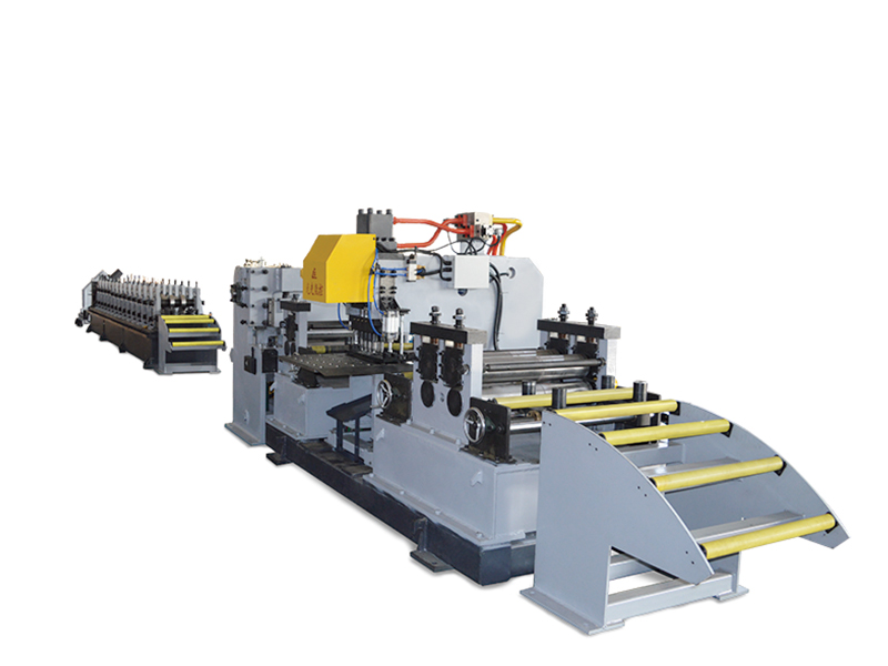 Punching and rolling automatic production line